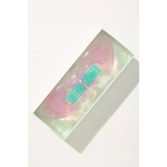 Anthropologie Soothing Shimmer Gel Eye Mask Pink NWT - Picture 2 of 4